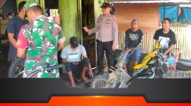 POLSEK Cerenti bersama Koramil Cerenti melaksanakan Patroli Sinergitas TNI-Polri dan Door to Door System (DDS) pada Sabtu, (4/1/2025).