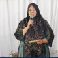 Wakil Bupati Pringsewu Umi Laila saat menghadiri Khotmil Quran.
