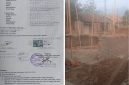Kolase surat Wakaf dan pembangunan TK Mutiara Bunda di Desa Maja, Kecamatan Marga Punduh, Kabupaten Pesawaran