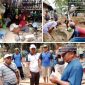 Kepala Kampung Sendang Baru, Kecamatan Sendang Agung, Kabupaten Lampung Tengah, Muhammad Basarudin secara resmi meletakkan batu pertama pembangunan bedah rumah bantuan masyarakat untuk keluarga Paijan, warga Dusun 3 RT 12.